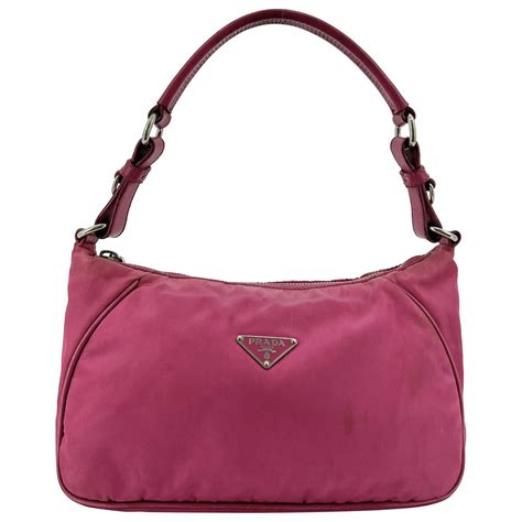 prada tas nylon roze|Prada handbags recycling.